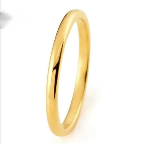 2MM Men Women Tungsten Carbide Ring Band Dome Polished Ring Band Comfort Fit - Picture 10 of 16