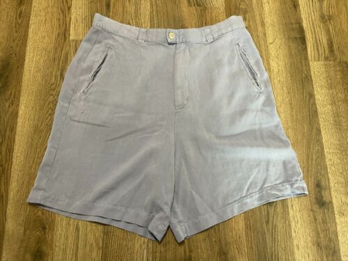 Tommy Bahama Shorts, Women's Size 14, Purple, 100% Silk, Pockets