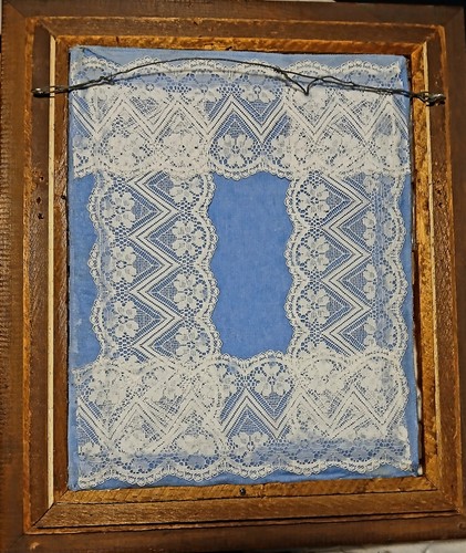 VTG 14x12 Flower Gift Jewelry Framed Picture Art OOAK Artist Signed Christmas - Picture 11 of 12