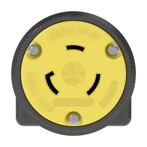 NEMA L5-30R 30A 125V Spina di ricambio presa femmina bloccaggio camper 3 poli 30amp - Foto 6 di 12