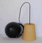 BESA LIGHTING~1XC-5131VM-BR~ CANTO 5 LOW VOLT  MINI PENDANT~VANILLA MATTE~BRONZE