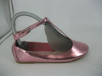 NÄCHSTE Mädchen rosa Patent T Bar Schuhe UK 1 EU 33 JS9 PP 05