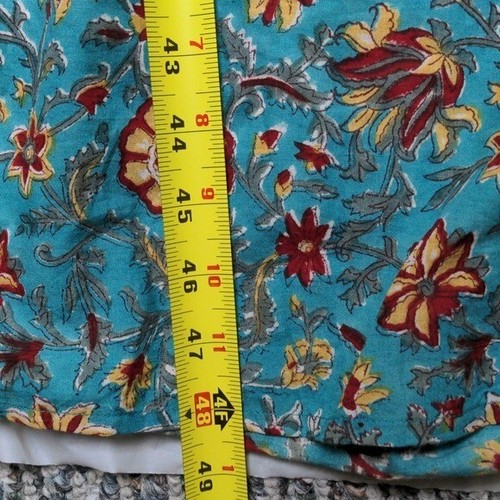 River Goddess Hawa Midi Dress In Henna Floral Print Boho Flowy Prairie NWT XXL - Picture 7 of 8