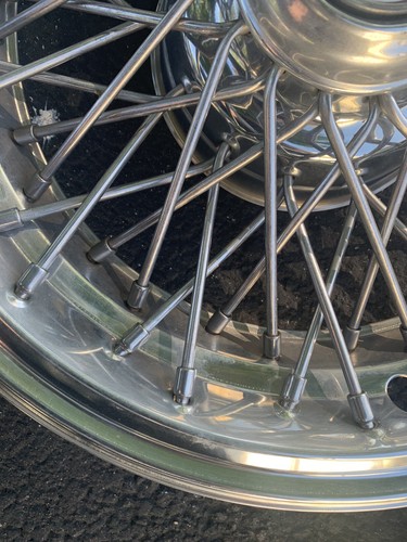 READ SET OF 1980-1996 FITS IMPALA CAPRICE WIRE SPOKE 15" Hubcaps WHEELCOVERS OEM - Picture 9 of 14