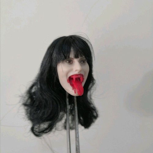 GLF 1/6 Female Vampire Head Carved Open Mouth Long Tongue Fit 12'' PH Figure Toy - Picture 3 of 7