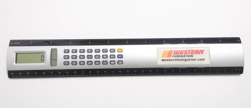 Western Begasung Schädlingsbekämpfung Vintage Taschenrechner Lineal - Bild 1 von 5