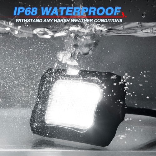 8 Pods C2 Pure White LED Rock Lights Underbody Led Lights Pods Offroad ATV - Picture 5 of 24