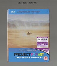 LAWRENCE OF ARABIA - UK EXCLUSIVE PROJECT POP ART BLU RAY STEELBOOK - NEW