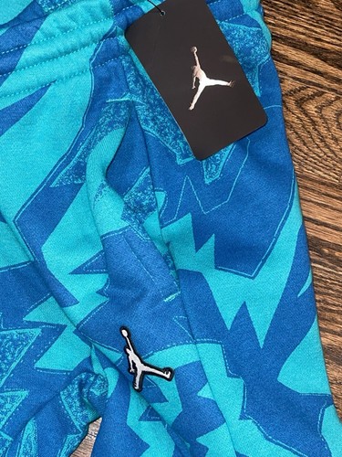 โ
 $55 Michael Air Jordan Brand Nike French Blue Joggers Gym Sweatpants Boys L ๐ฏ - Picture 6 of 12