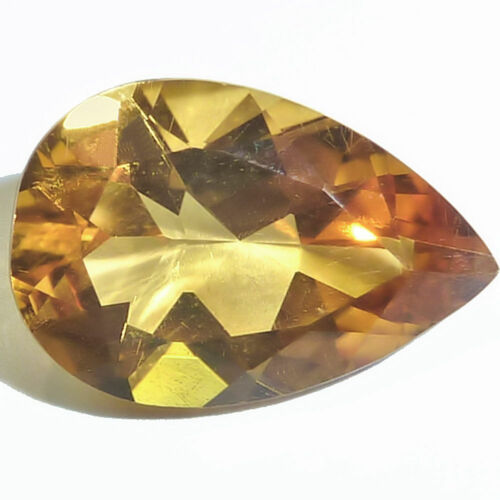 Natürlicher Citrin Gelbgold Orange Birne Feinschliff AAA facettiert lose Edelsteine - Bild 6 von 14
