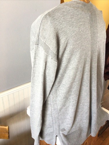 Time And True Cardigans Sweater Medium Gray Long Sleeve - Picture 7 of 12
