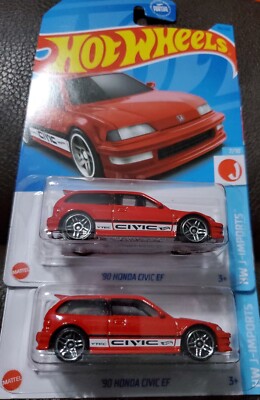 ミニカー Hot Wheels '90 HONDA CIVIC EF TH Amazon.com: Hot Wheels '90 Honda Civic EF, HW J-Imports 7/10