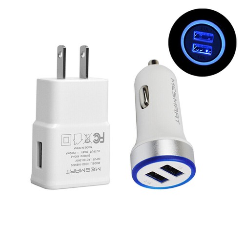 For LG Stylo 6 5 4 V60 V50 ThinQ K92 5G Velvet Car Wall Charger USB Type C Cable - Picture 27 of 30