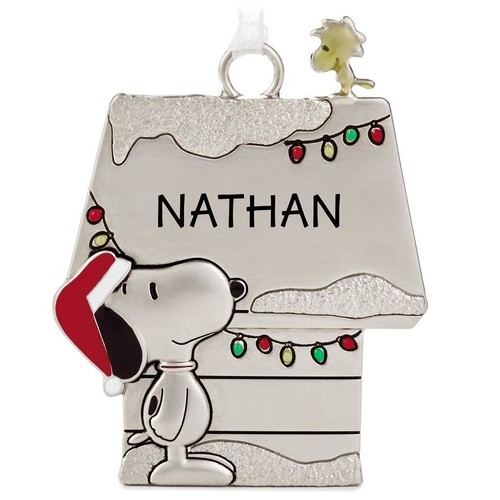 Hallmark Peanuts Snoopy Woodstock Charmers metallo ornamento natalizio a scelta! - Foto 167 di 240