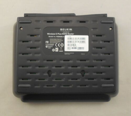 Belkin F5D9230-4 G+ MIMO Wireless 4-Port Router - Picture 6 of 8