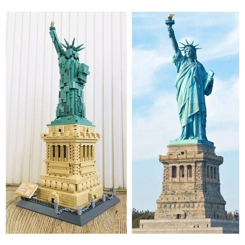 Wange Authentic The Statue of Liberty Building Block Set 1577 pcs 5227 NO BOX - Picture 4 of 9