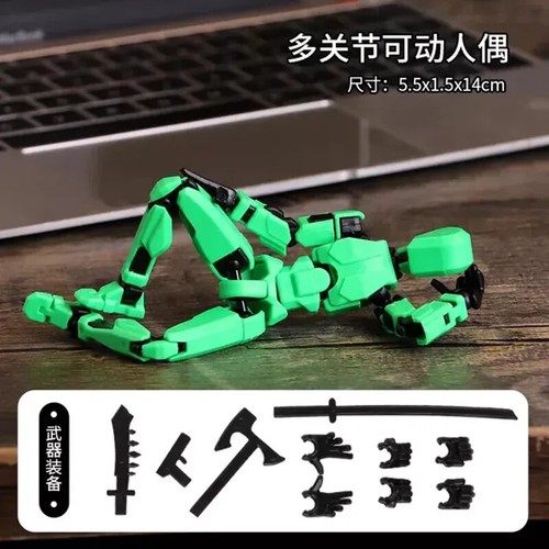 Leuchtende 13 gelenkige bewegliche Actionfiguren Shapeshift Roboter 3D-gedruckte Schaufensterpuppe - Bild 33 von 37