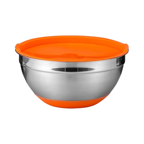 Neu Restaurantqualität Edelstahl Salatschüssel mit Silikonboden Deckel - Bild 39 von 45