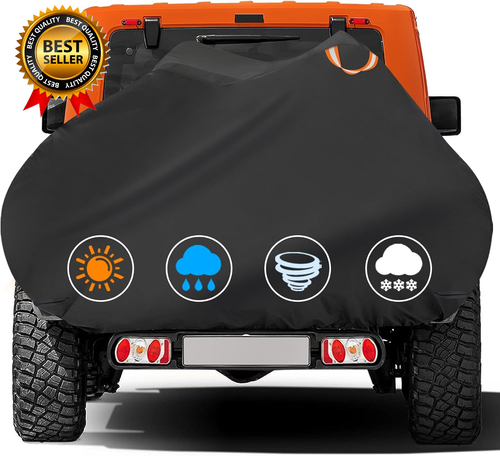 Bike Cover for Transport 2 Bikes Waterproof Heavy Duty Outdoor Rear Rack Storage - Picture 11 of 12