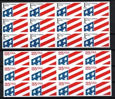 US Stamps- self adhesive panes - 2 varieties (G396)