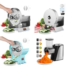 Manual/Electric Vegetable Fruit Slicer 0-0.5 inch Thickness Adjustable