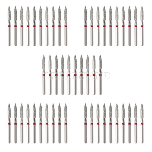 100 PCS Dental Diamond Burs Diamantfräser for High Speed Turbine Handstück - 第 118/141 張圖片