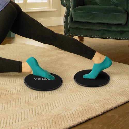 Bauchmuskel Gleitscheibe Fitness Slider Doppelseitige Gliding Disc Slide Pad - Bild 4 von 9