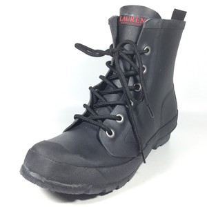 Lauren Mikenna Women's Rubber Rain Boots Black Size 8 Lauren Mikenna Women's Rubber Rain Boots Black Size 8