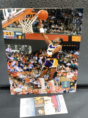 Michael Cooper Los Angeles Lakers Signed 8x10 Photo - JSA Authenticated - Picture 1 of 2