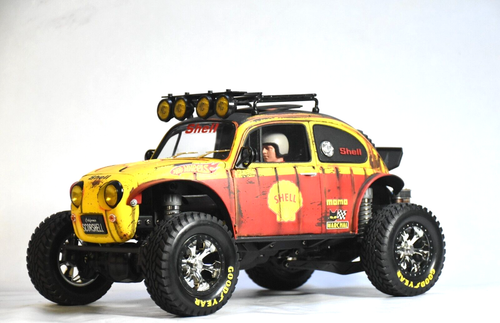 NEW Tamiya CC-02 4WD Chassis with Sand Scorcher BODY - CUSTOM Built - Picture 15 of 23