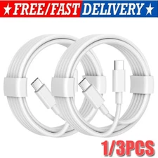 USB-C to USB C Type-C Fast Charging Data SYNC Charger Cable Cord 3/6FT 
