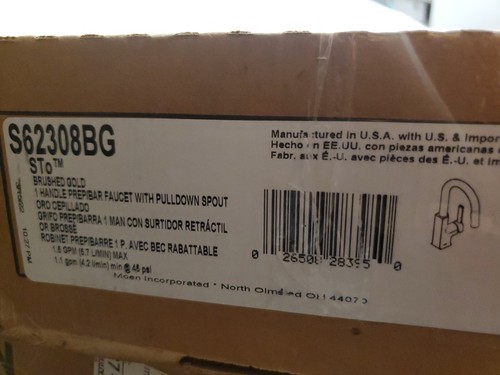 NEU Moen S6230BG STo gebürstetes Gold. Küchenarmatur - Bild 3 von 7