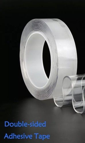 Wiederverwendbarer Nano-Kleber Alien Band doppelseitig waschbar Gelband 5m 3cm 2mm - Bild 5 von 10