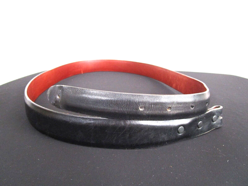 Rewards Black Leather Tapered Western Replacement Belt Sz 40 Fits 1" Buckle