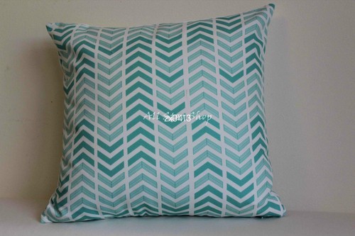 Art Green Pink Lime Aqua Home Decor Cotton CUSHION COVER Throw PILLOW CASE 18" - Picture 6 of 10