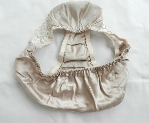 6 Pieces 100% Pure Silk With Lacy Women's Bikini Panties Size M L XL 2XL - Picture 5 of 18