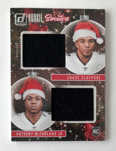 2020 Donruss Chase Claypool Anthony McFarland Jr. Rookie Pullover Dual #SWD-PI - Bild 1 von 2