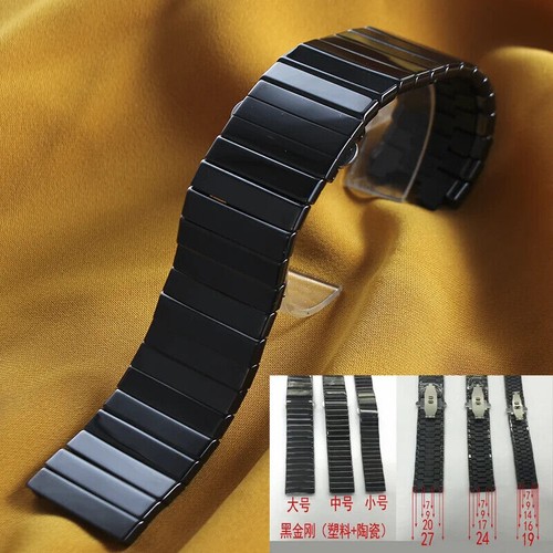 27mm 35mm Ceramic Watch Band Strap For Rado Fit Bracelet Black - Picture 6 of 6