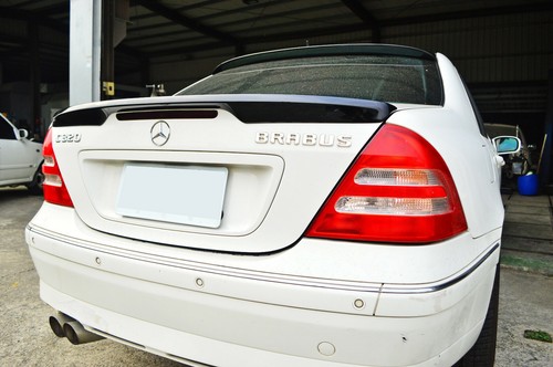 01-07 Fit FOR Mercedes Benz W203 C Sedan Trunk Spoiler ABS C230 PAINTED #197 - Picture 2 of 3