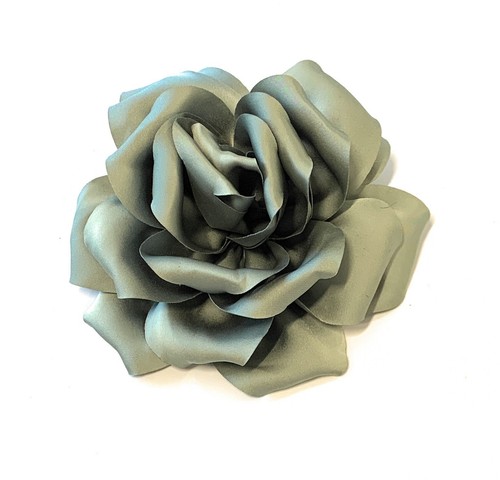 Große Rose Fascinator Satin Corsage Blume Brosche Anstecknadel Haarspange Hochzeit Haarnadel - Bild 29 von 45