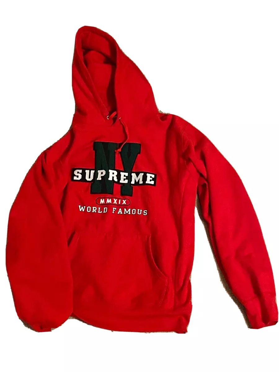 New Supreme NY World Famous Red Sweatshirt. Size L 🔥🔥 OFFER