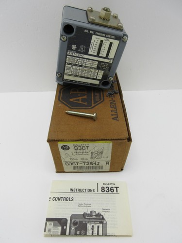 Allen-Bradley 836T-T254J Pressure Control Switch 20–300 PSI SPDT
