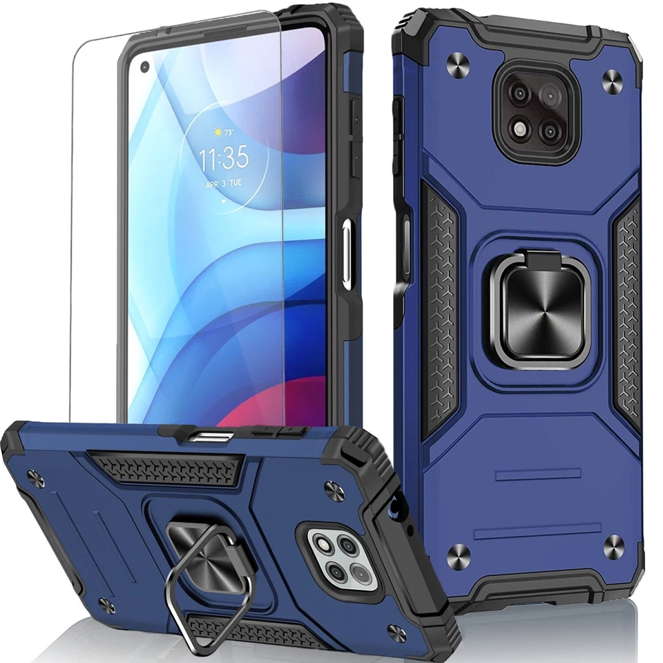Funda para teléfono Motorola Moto G Power 2021 a prueba de golpes + vidrio templado Foto 4 de 4