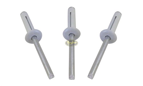 Exploding Small Head White Rivets Pop Rivet 50ct 3/16" Racing Fasteners Trifold - Picture 1 of 7