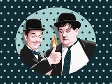 Laurel & Hardy 22x28