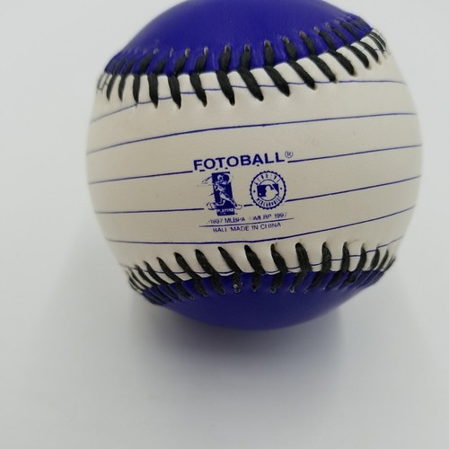 Colorado Rockies Vinny Castilla #9 1997 Purple & White Pinstripe Baseball  - Picture 5 of 6