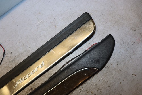 2013-2015 Honda Accord Sedan v6 Front & Rear Door Sills Side Step Scuffs OEM - Picture 3 of 18