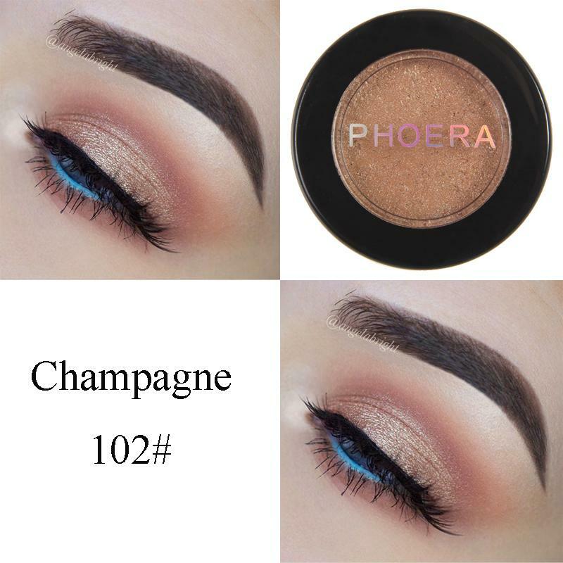 PHOERA® Eyeshadow Shimmer Metallic Pigment Eye Shadow - Picture 4 of 40