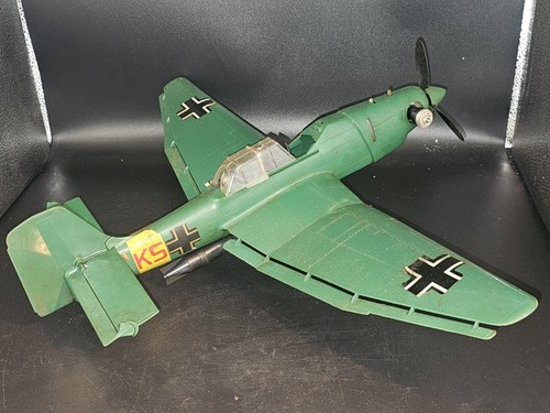 Cox Thimble Drome Stuka Airplane Untested Parts/Repair Motor Seems Locked - Picture 5 of 9