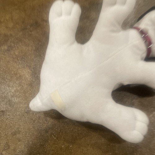 Vintage Pound Puppy '85 Tonka white Brown Spots Stuffed Plush Animal Floppy Ears - Picture 7 of 10